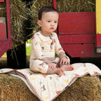 NR BELAN J LONG SLEEVE POCKET ROMPER | HAY NEIGHBOR