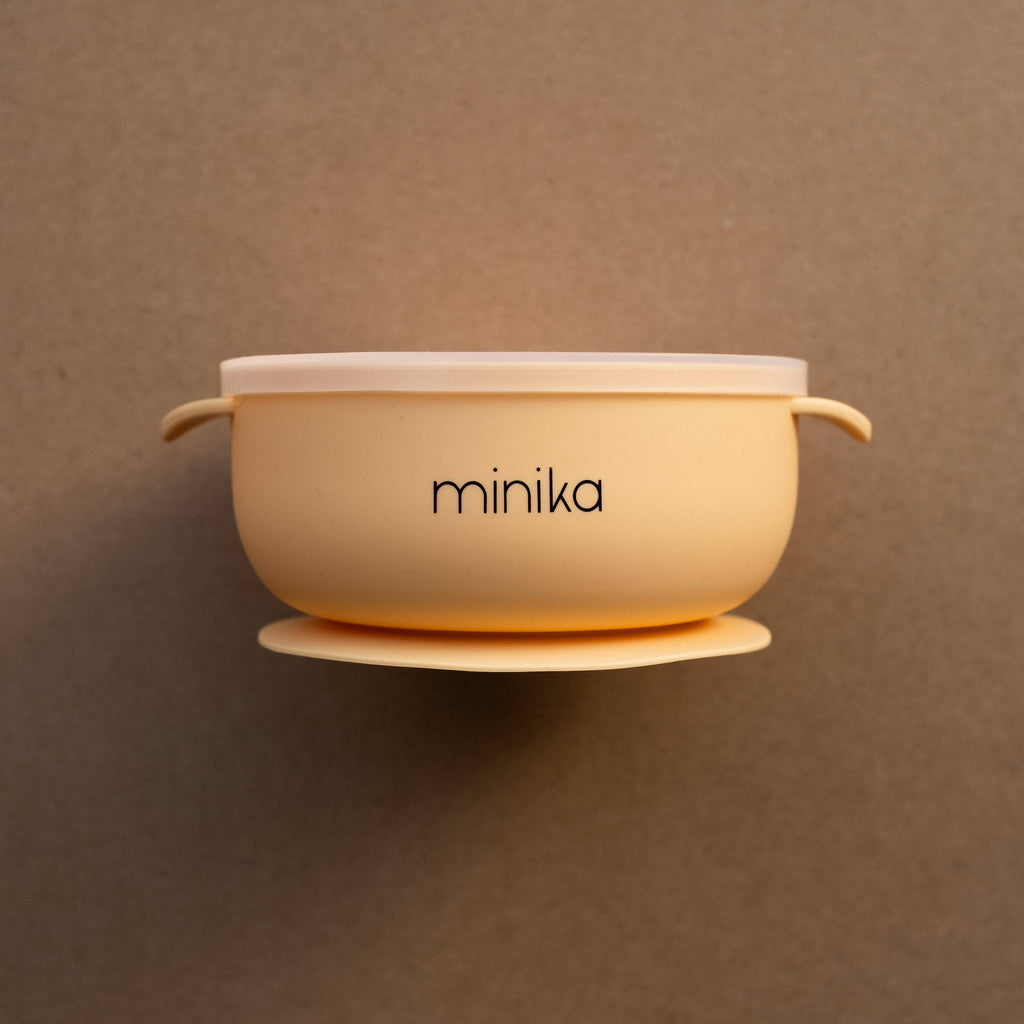 NR MINIKA SILICONE BOWL + LID | SUNSET