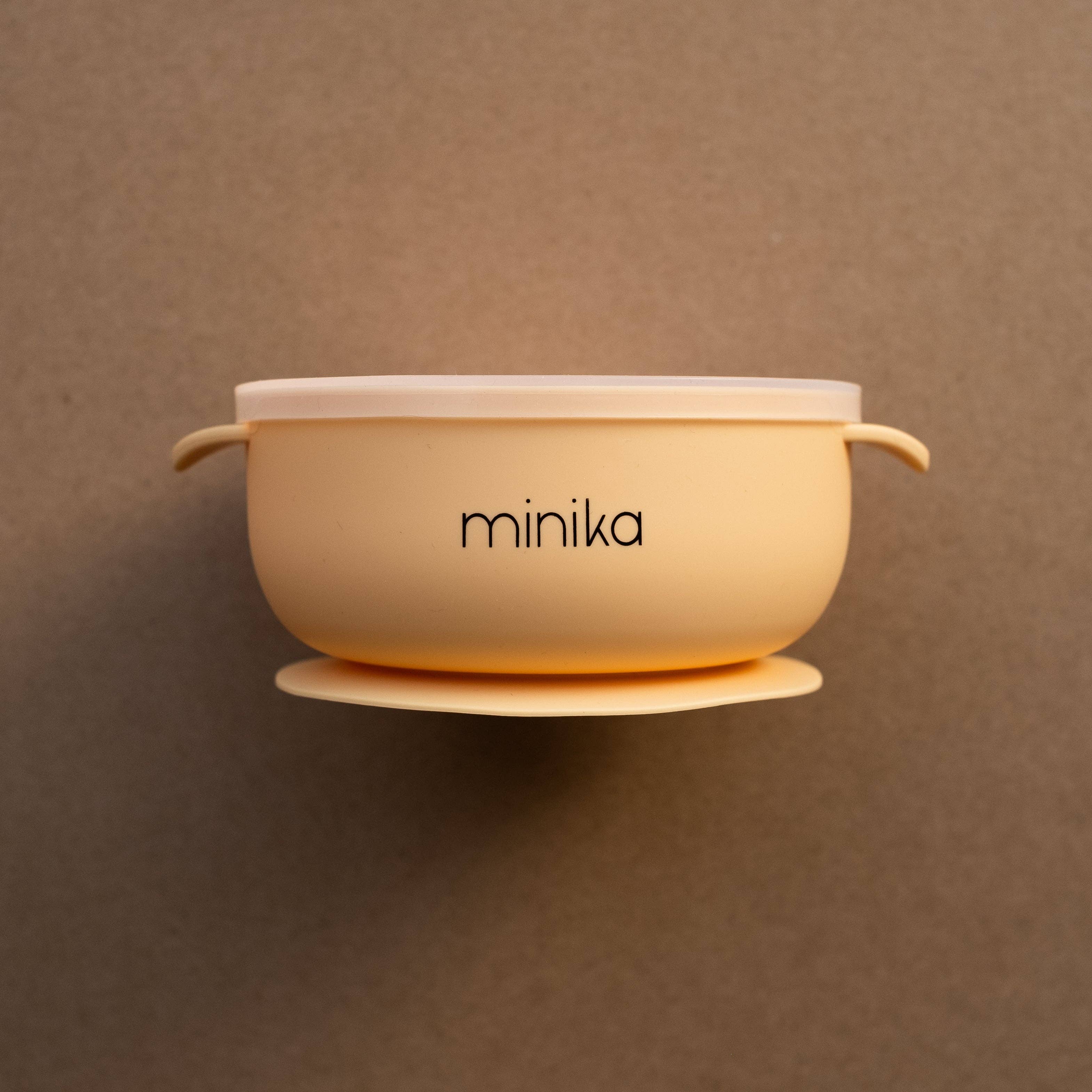 NR MINIKA SILICONE BOWL + LID | SUNSET