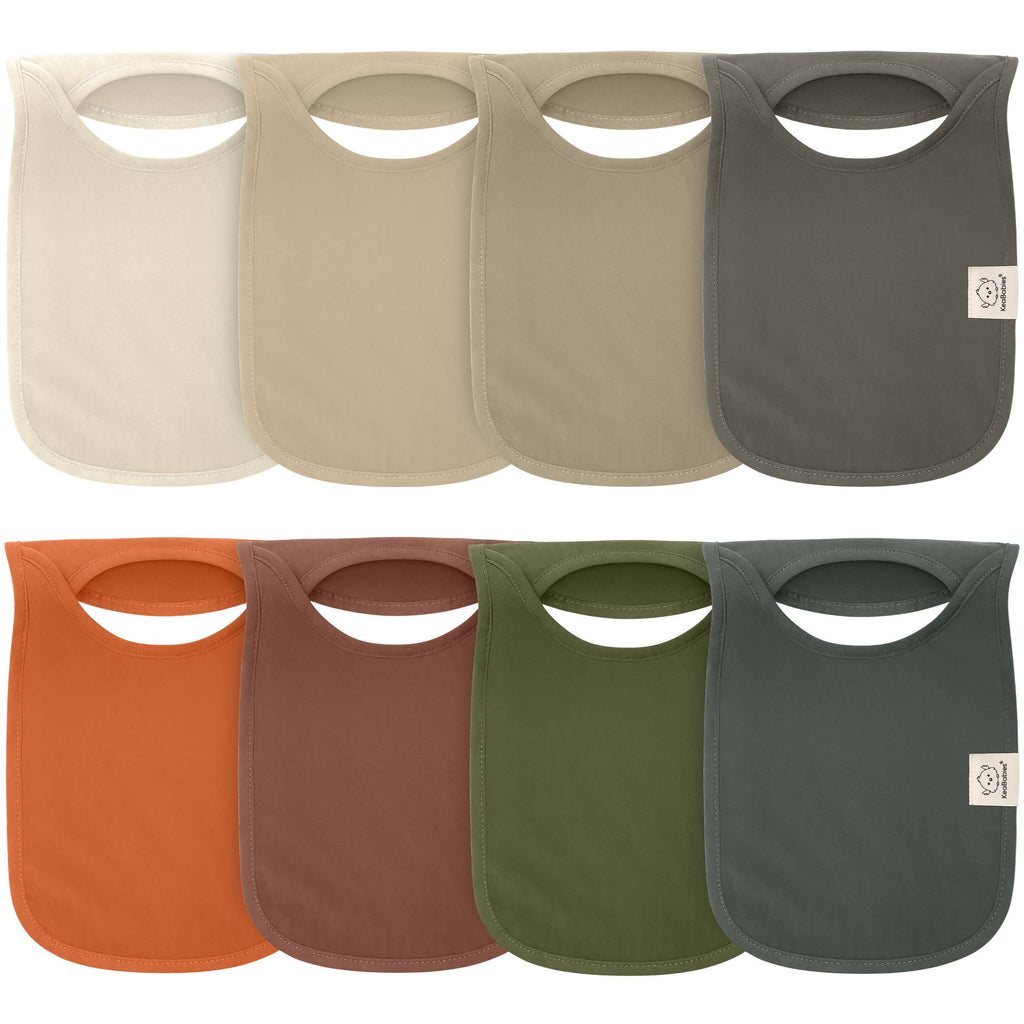 NR KEABABIES 8-PACK HALLO DROOL BIBS | BRICK