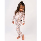 NR BELAN J | LONG SLEEVE PJ SET | PEACHY BLOSSUM