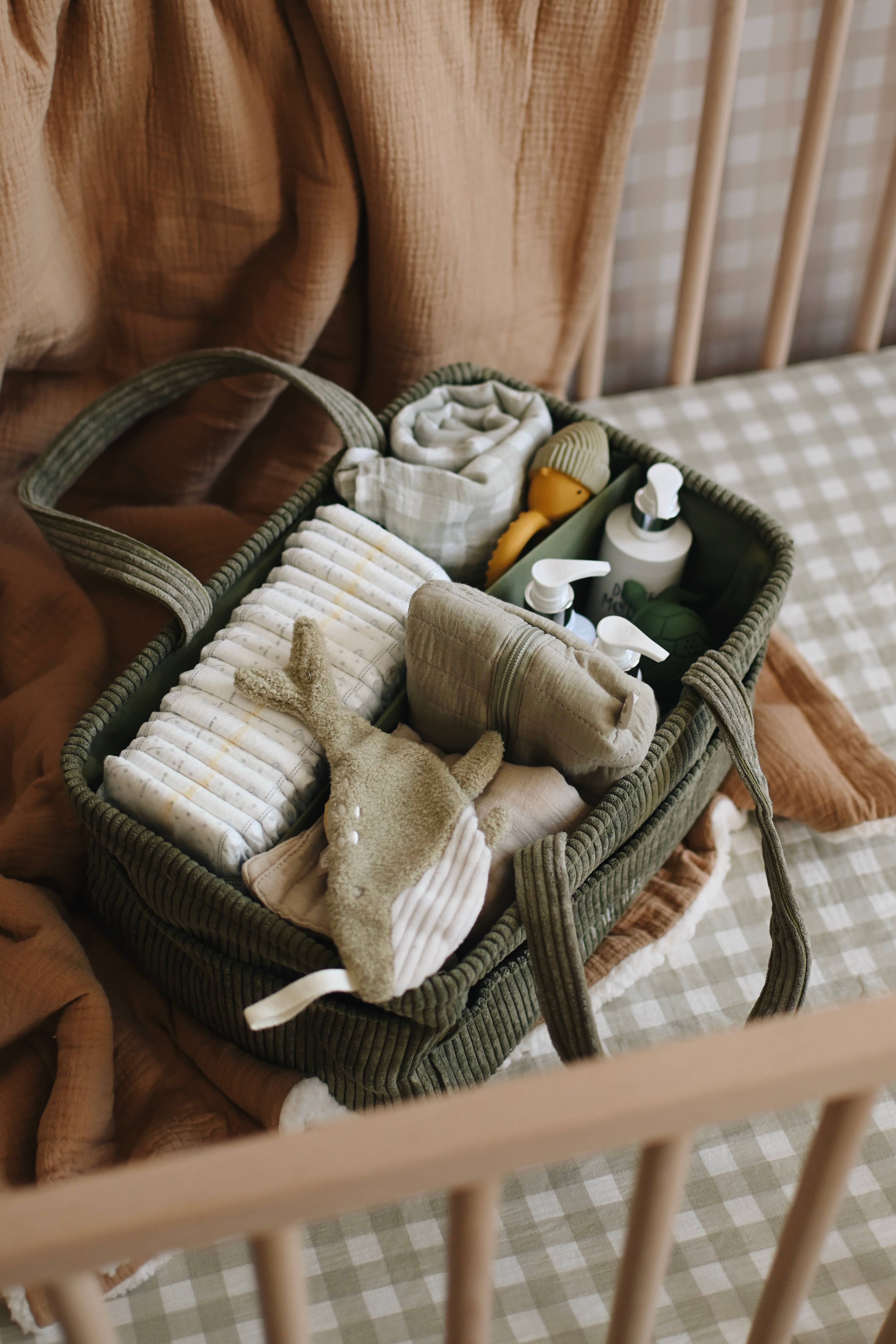 NR MINIKA DIAPER CADDY | SAGE