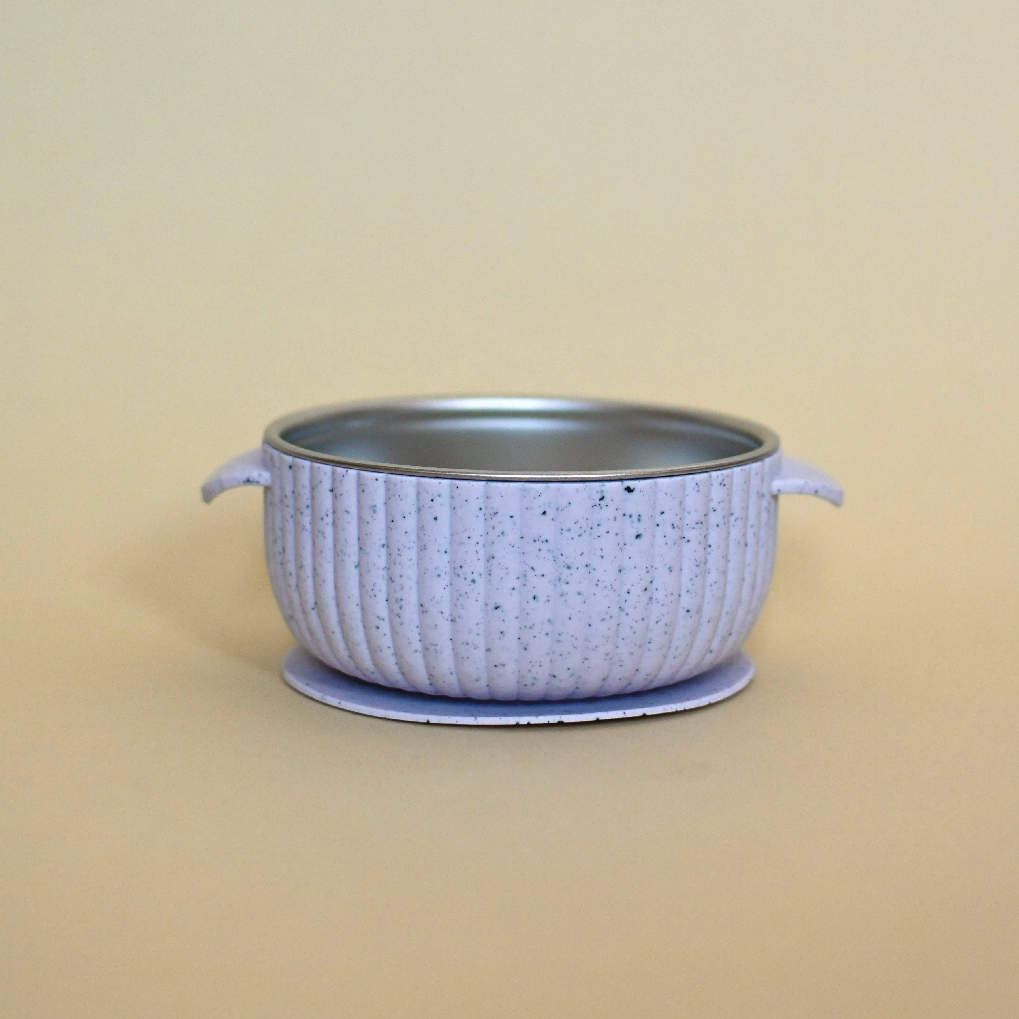NR MINIKA STAINLESS & SILICONE BOWL | LAVENDER