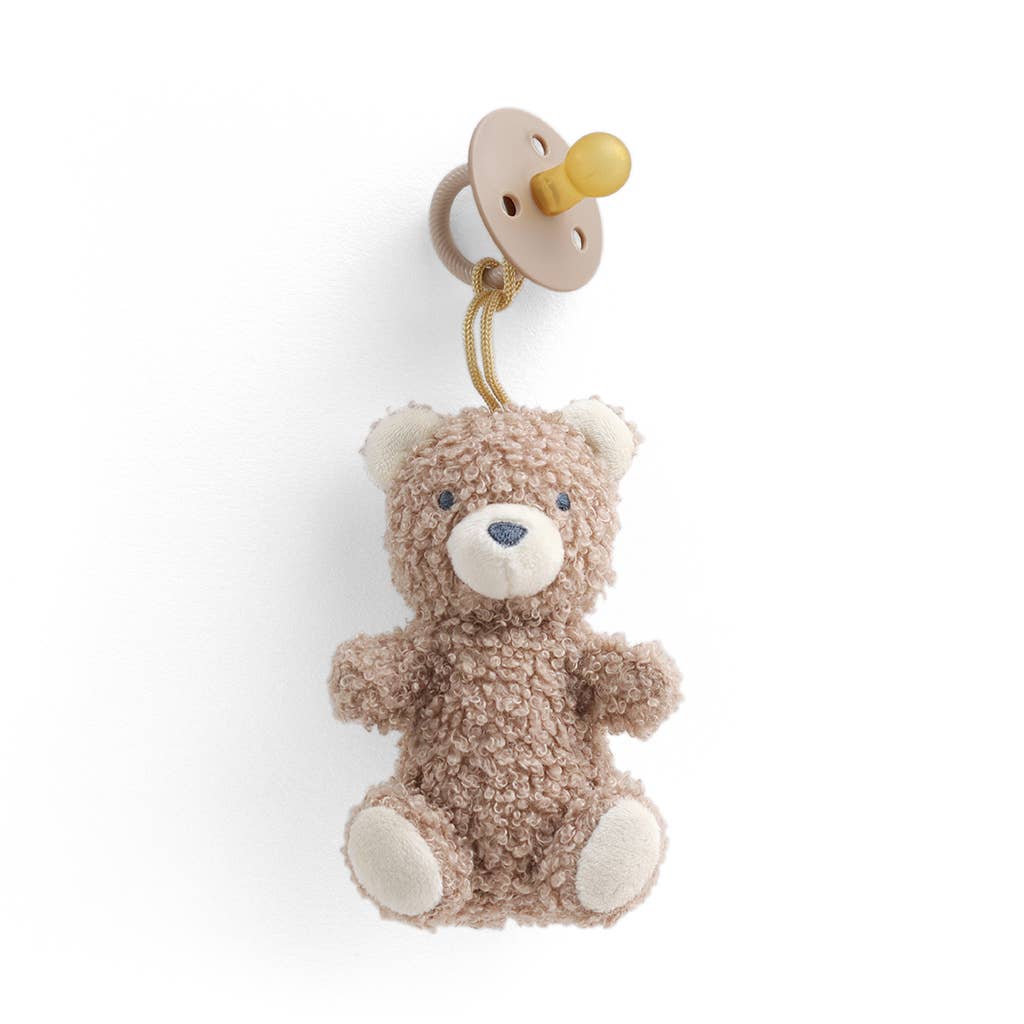 NR BITZY PAL NATURAL PACIFIER PLUSH | GOOSE