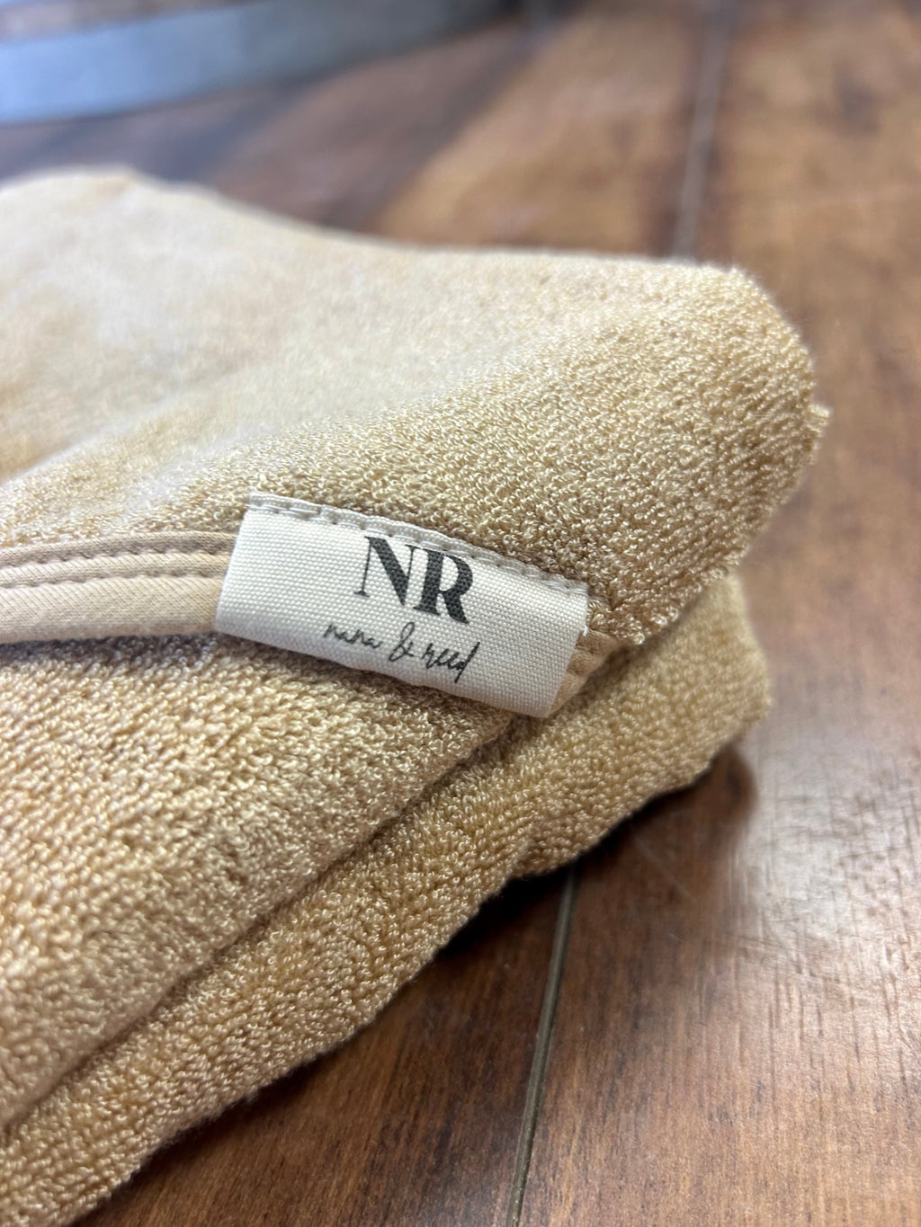 NR HOODED BEAR TOWEL | 36x36 | HARVEST