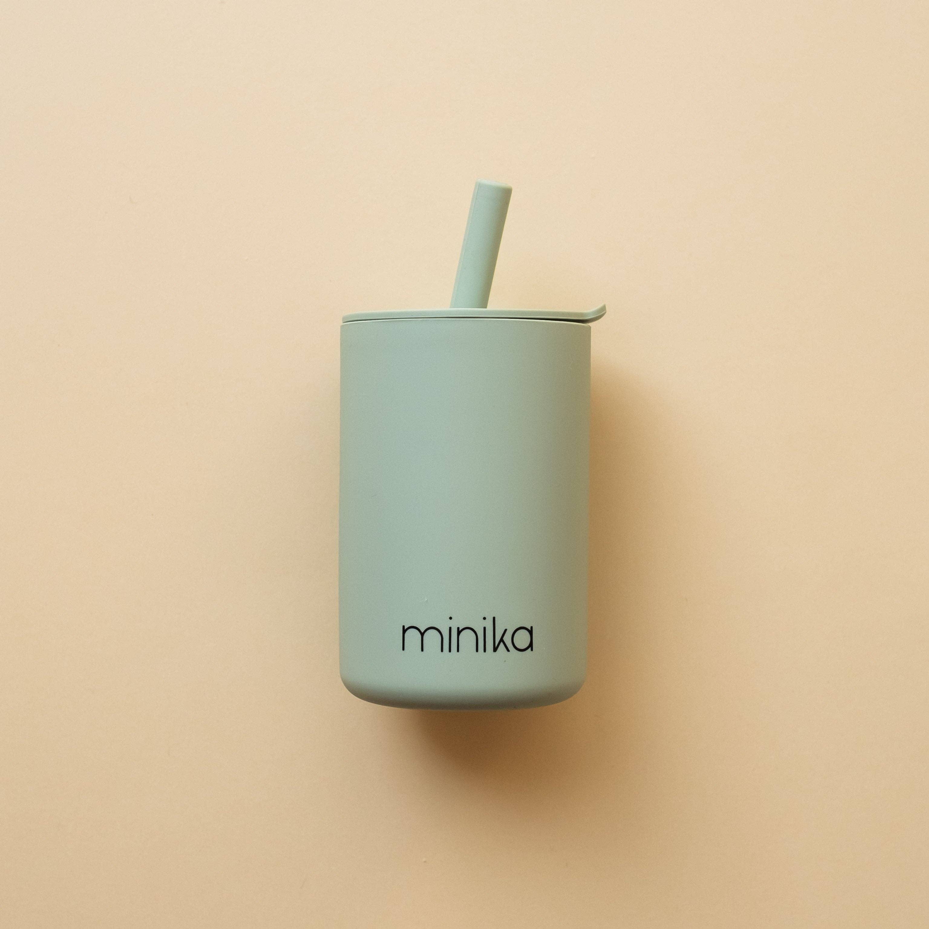 NR MINIKA STRAW CUP + LID | SAGE
