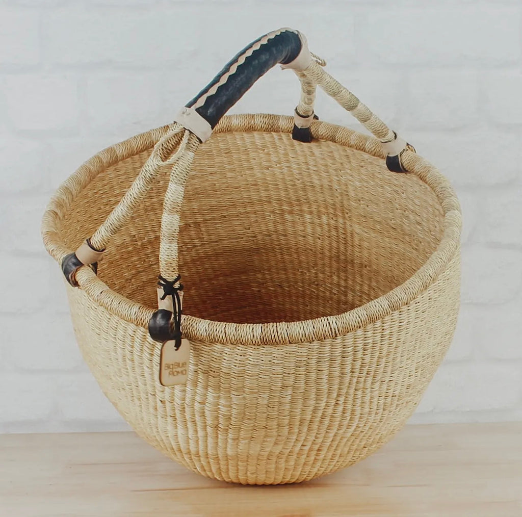 BIG BLUE MOMA - ROUND BASKET