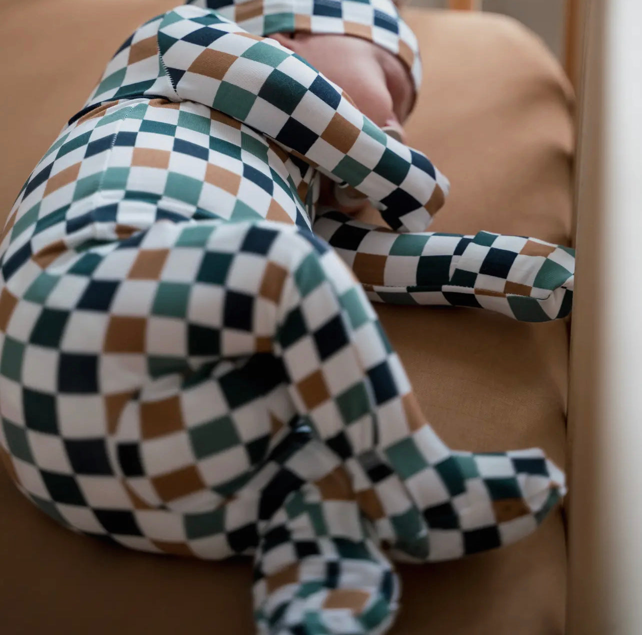 NR PIP + PHEE BAMBOO FOOTED SLEEPER | MULTI CHECKS LE