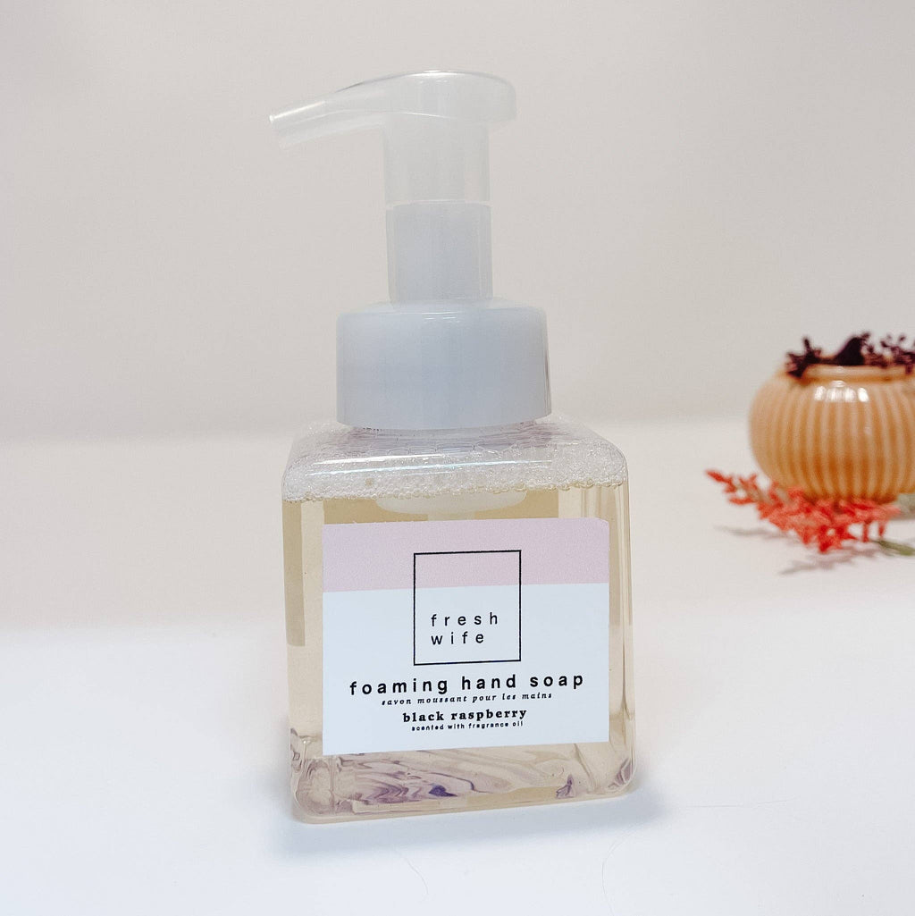 NR BLACK RASPBERRY FOAMING SOAP: 250ml | FRESH WIFE SOAP CO.