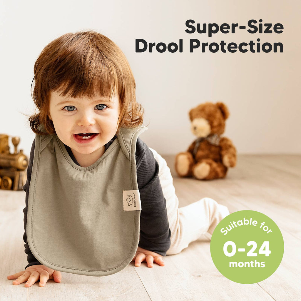 NR KEABABIES 8-PACK HALLO DROOL BIBS | BRICK