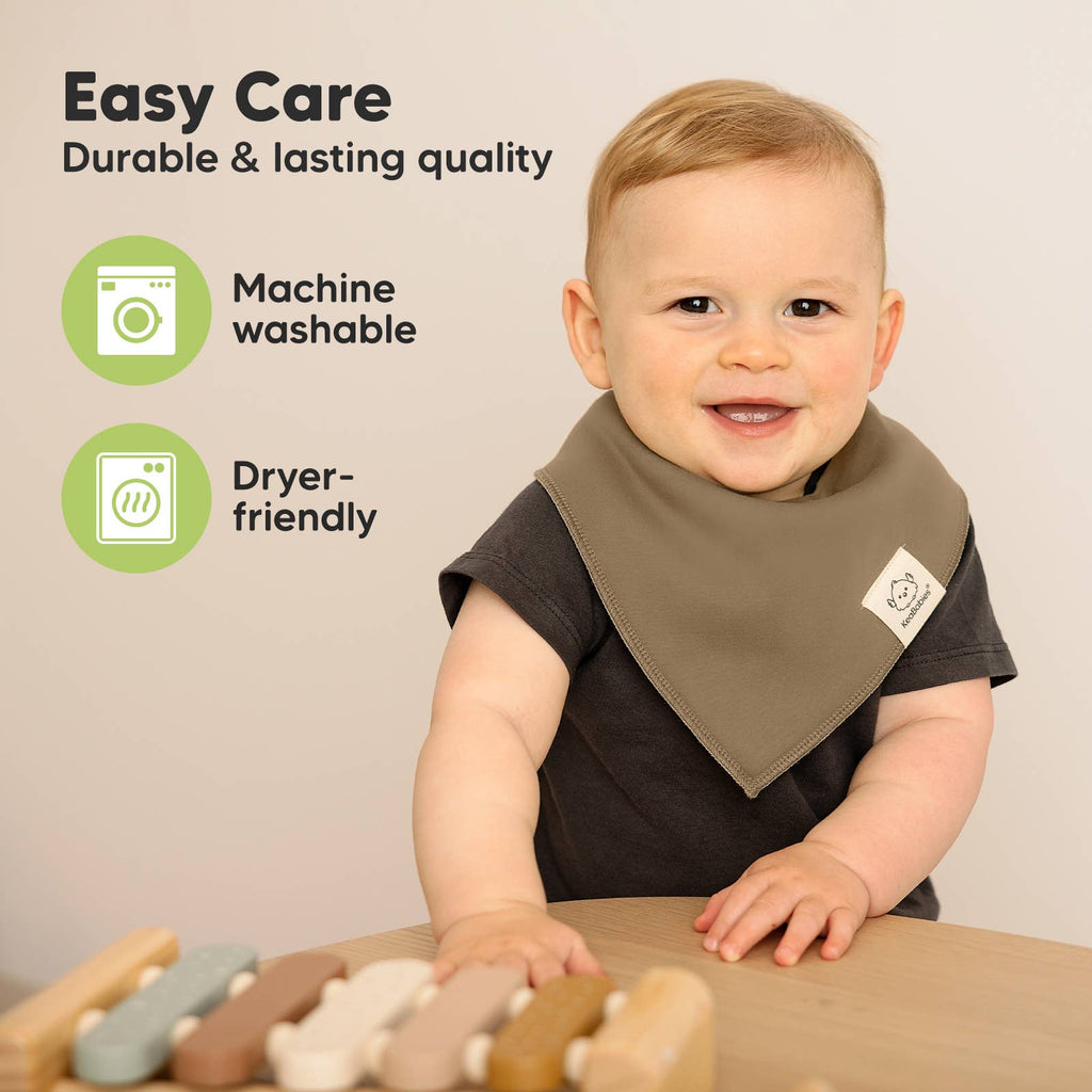 NR KEABABIES BABY BANDANA BIBS | 8-PACK | TERRACOTTA