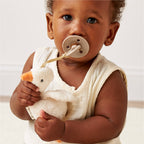NR BITZY PAL NATURAL PACIFIER PLUSH | GOOSE