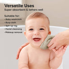 NR KEABABIES WASH CLOTHS | 6 PACK | EARTH BROWNS