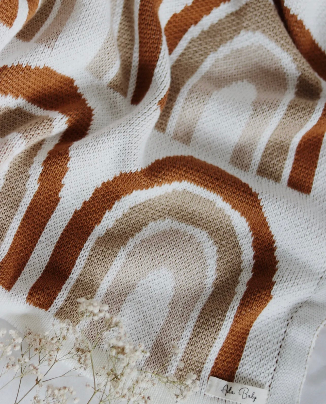 NR KNIT BLANKET | BOHO RAINBOW