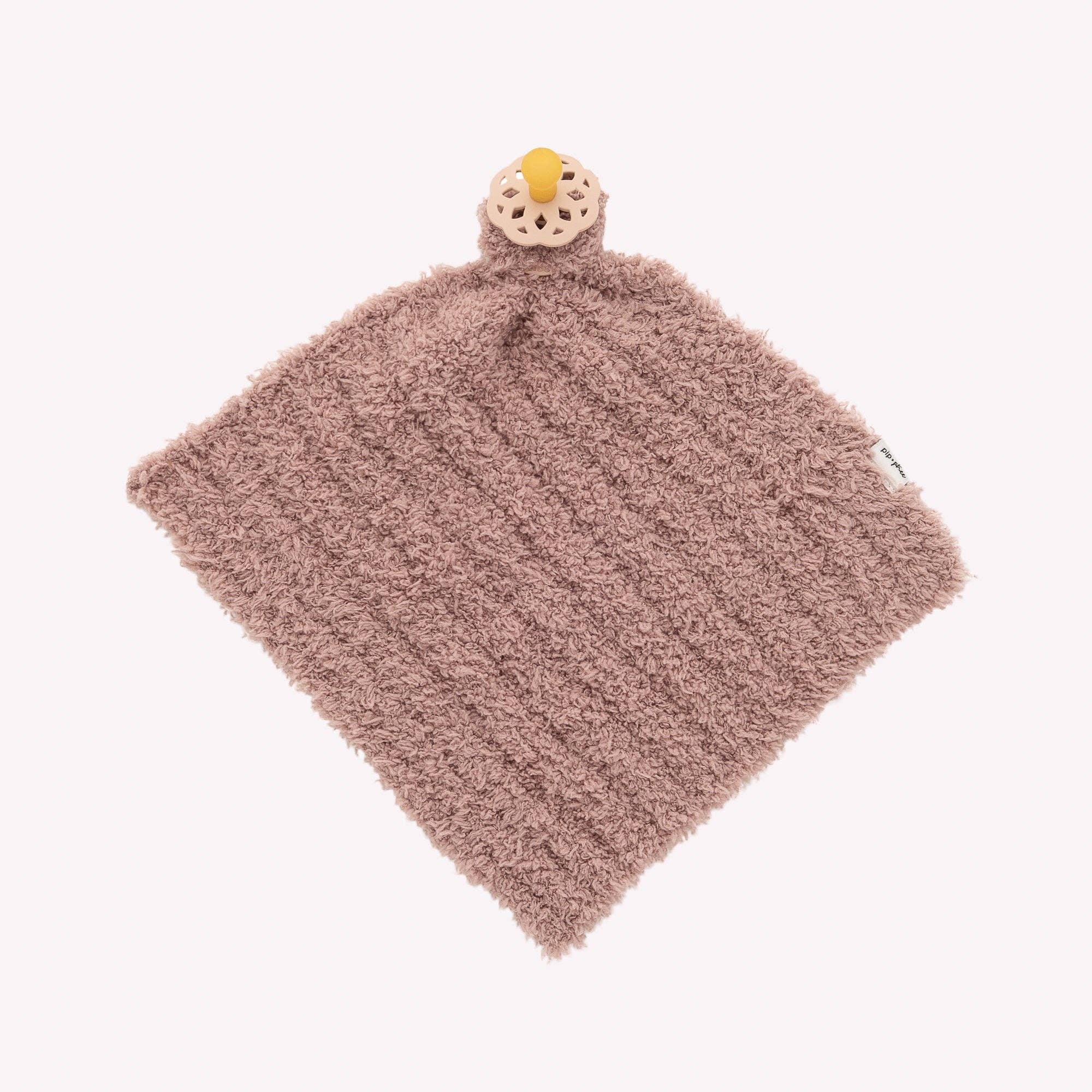 NR PLUSH PACIFIER HOLDER | PIP & PHEE | CARAMEL