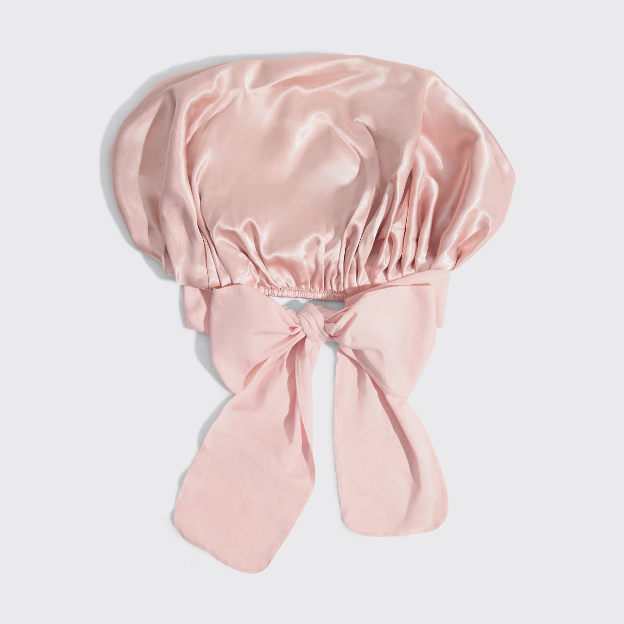 NR KITSCH ADJUSTABLE OVERSIZED SATIN BONNET | BLUSH