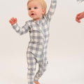 NR BELAN J | FOOTLESS SLEEPER | DENIM PLAID