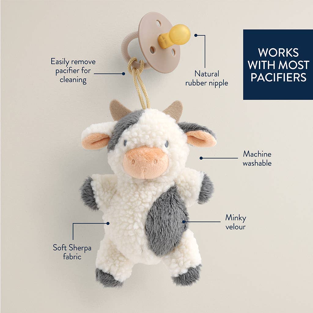 NR BITZY PAL NATURAL PACIFIER PLUSH | GOOSE