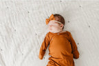 NR COPPER PEARL KNOTTED SLEEP GOWN | POWELL BURNT BROWN