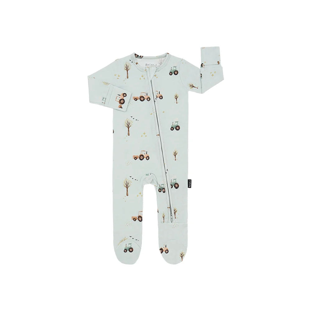 NR BELAN J FOOTED ZIPPER SLEEPER | TRACTOR