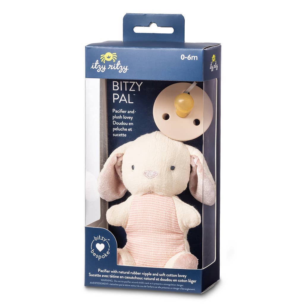 NR BITZY PAL NATURAL PACIFIER PLUSH | COW