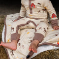 NR BELAN J LONG SLEEVE POCKET ROMPER | HAY NEIGHBOR