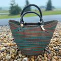 BIG BLUE MOMA | U SHOPPER LARGE | TEAL TIGER EYE