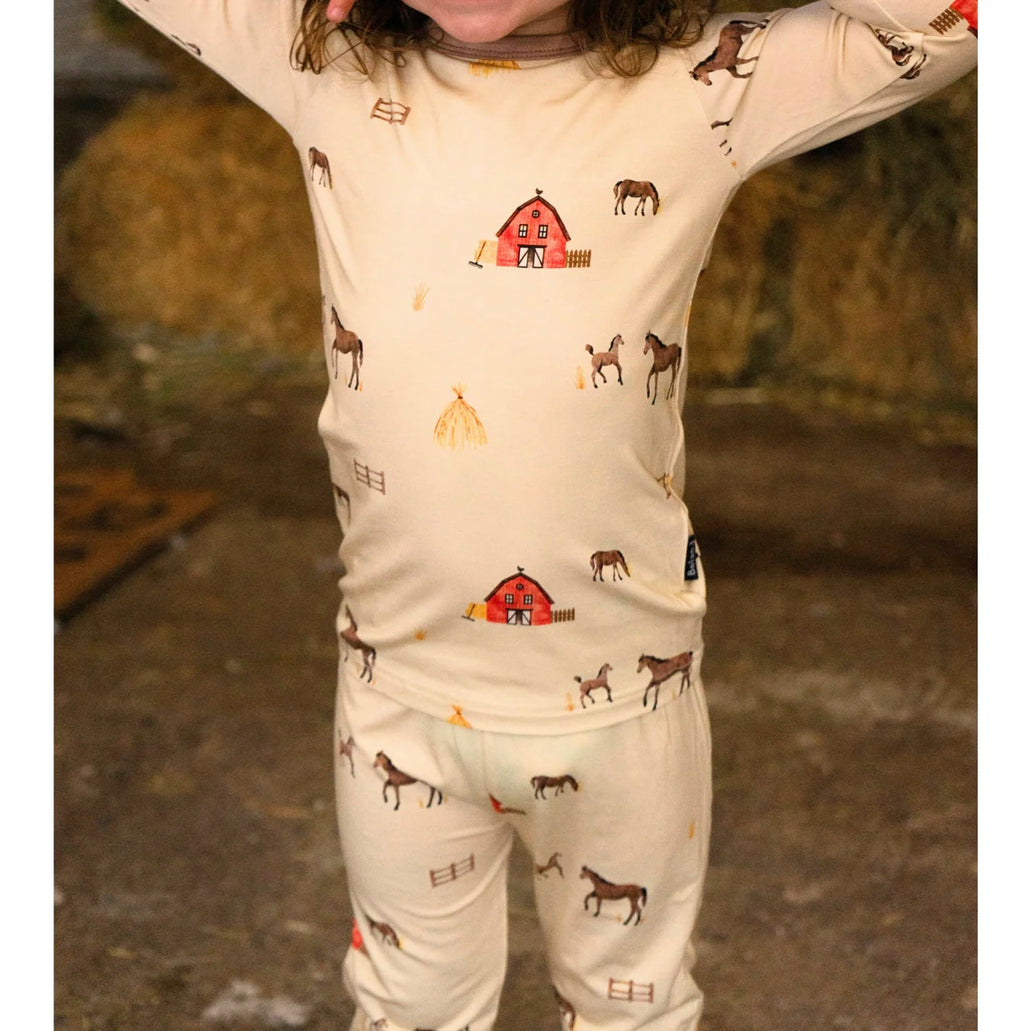 NR BELAN J LONG SLEEVE PJ SET | HAY NEIGHBOR