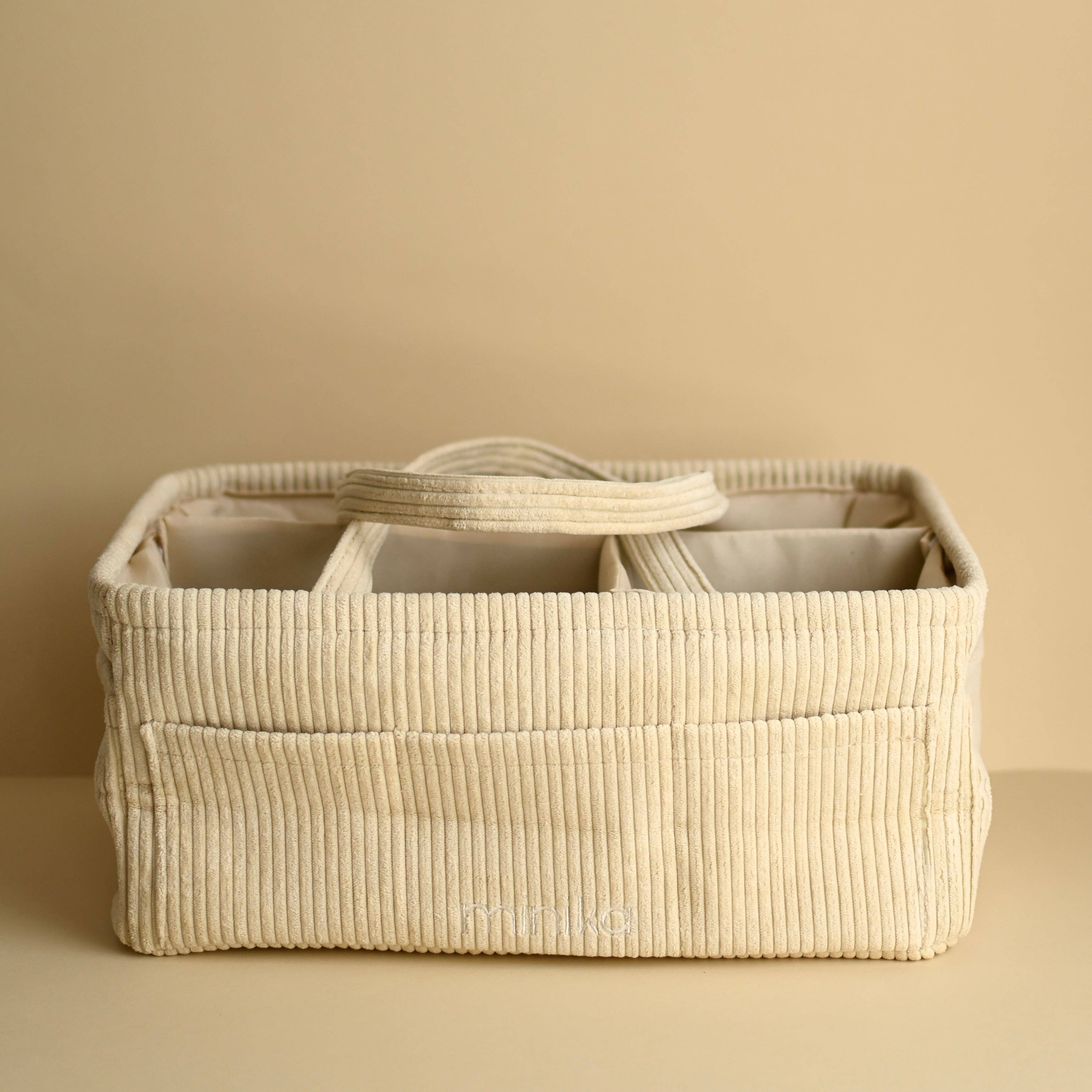 NR MINIKA DIAPER CADDY | CREAM