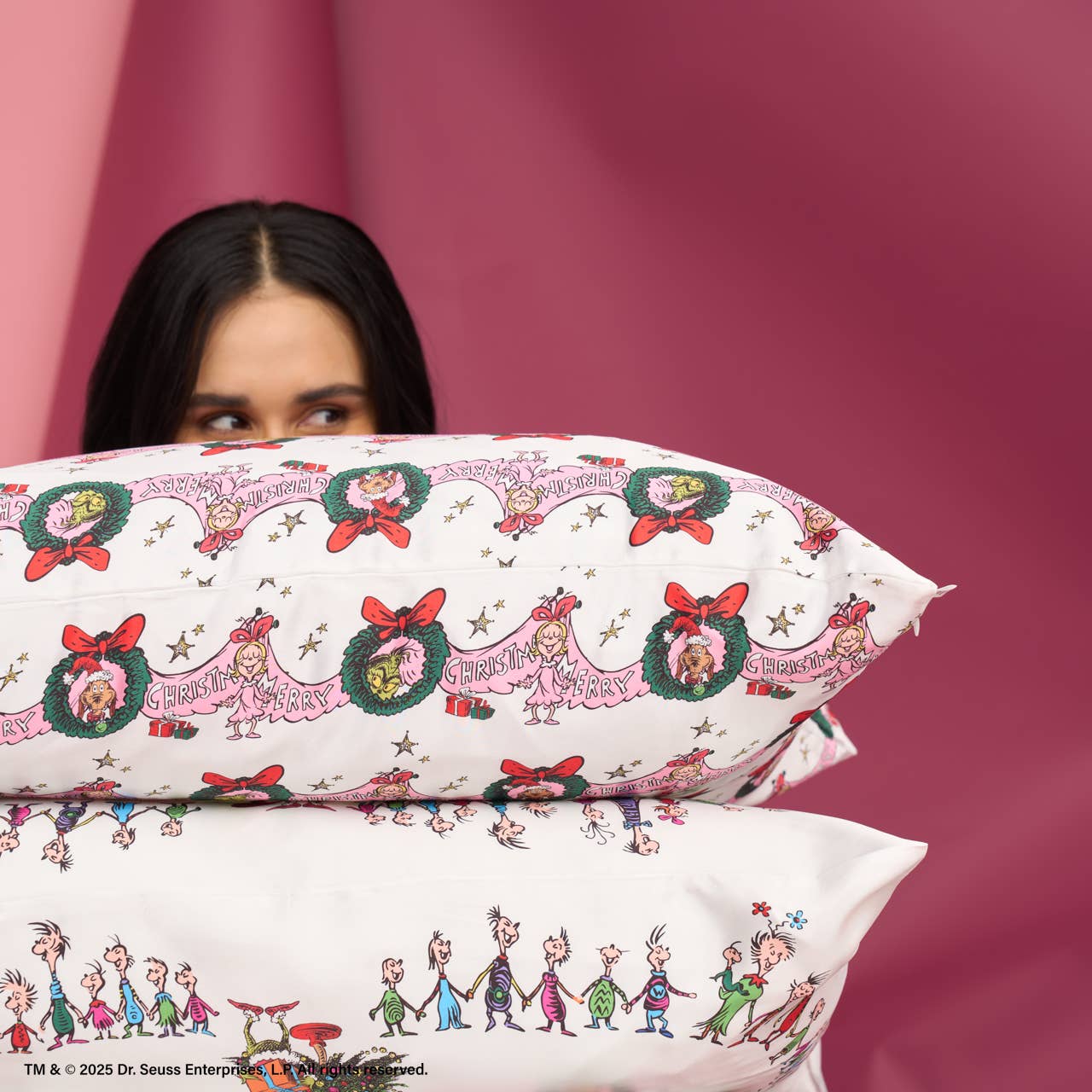 NR GRINCH X KITSCH SATIN PILLOWCASE | KING