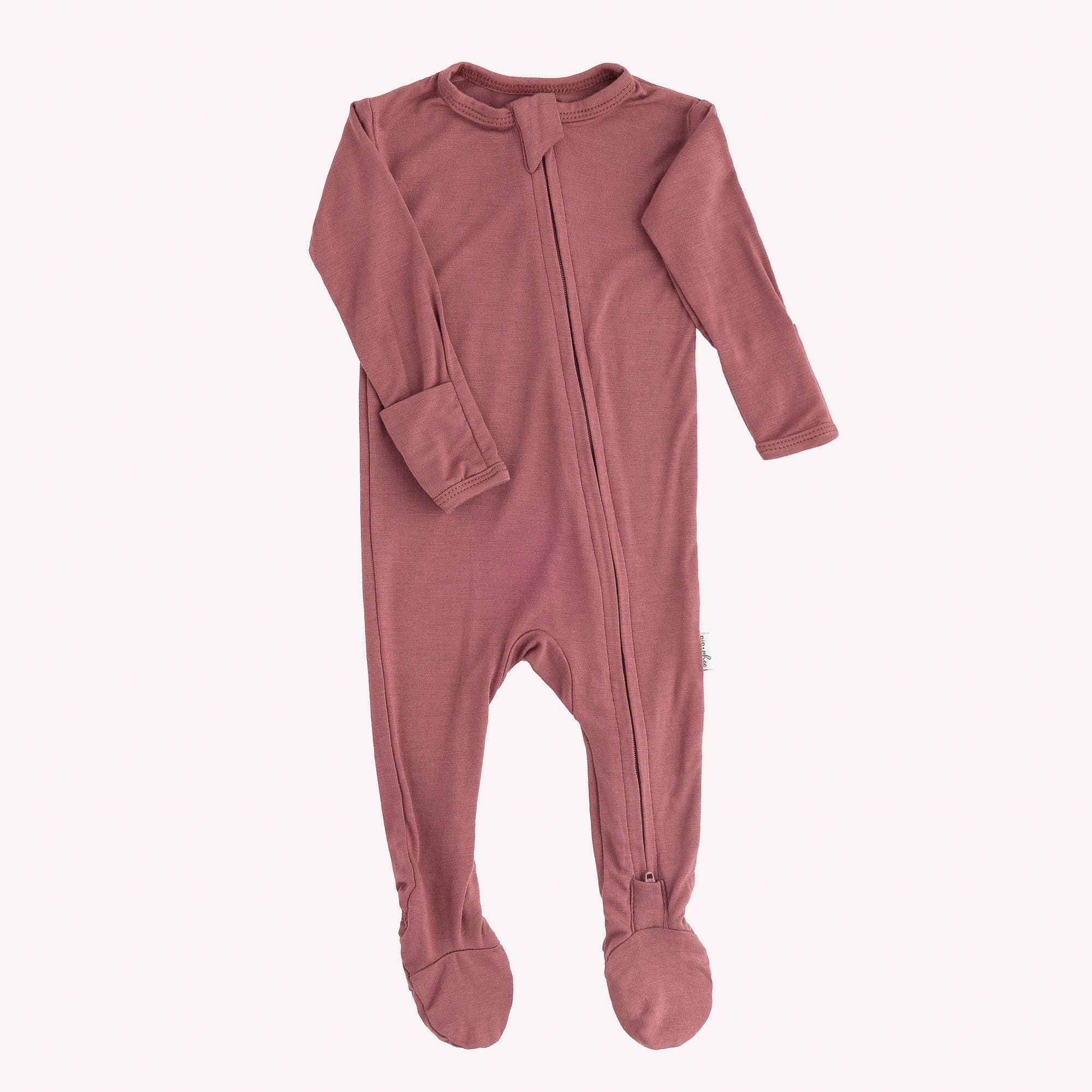 NR PIP + PHEE BAMBOO FOOTED SLEEPER | CARAMEL