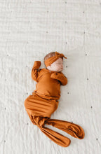 NR COPPER PEARL KNOTTED SLEEP GOWN | POWELL BURNT BROWN