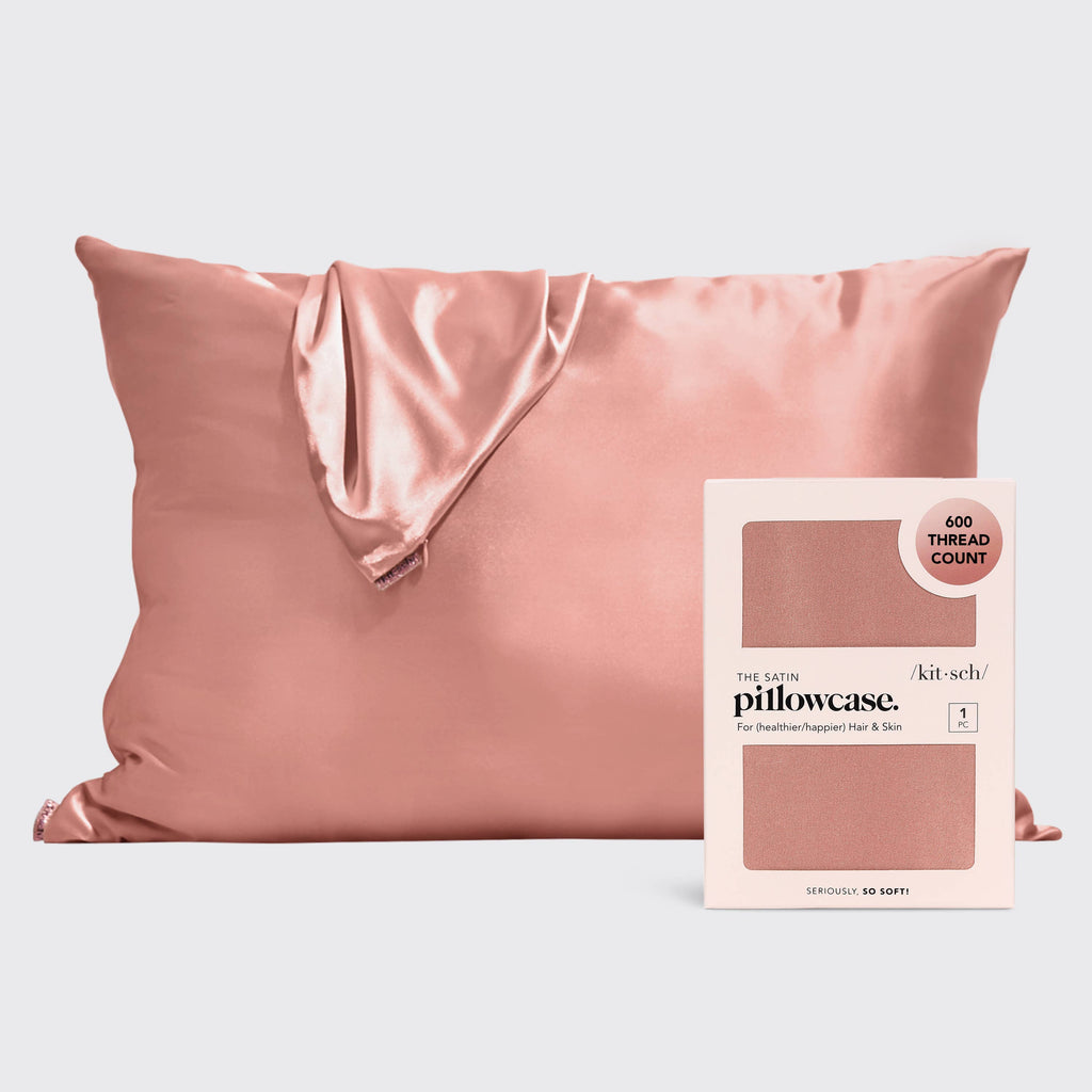 NR KITSCH SATIN PILLOWCASE | TERRACOTTA