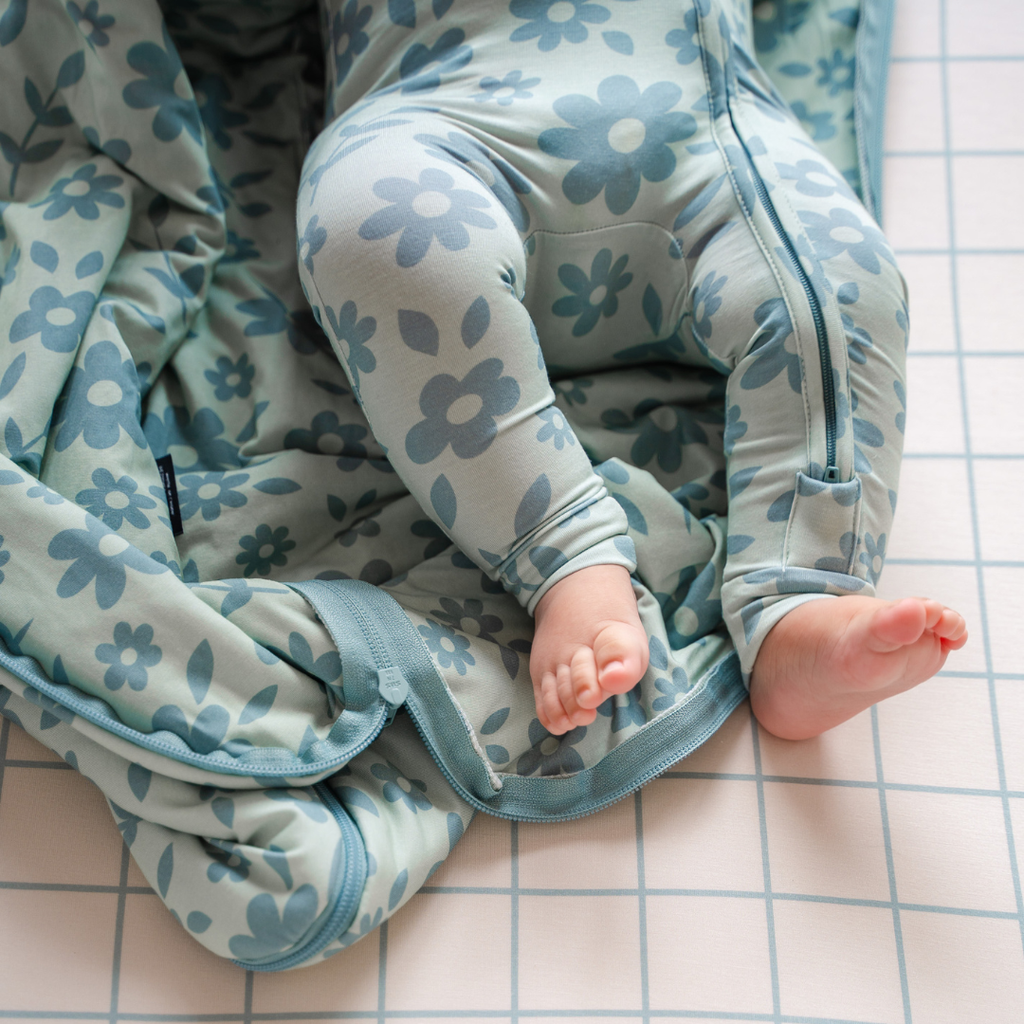 NR PIP + PHEE SLEEP BAG | MINT FLORAL | 1.0 TOG