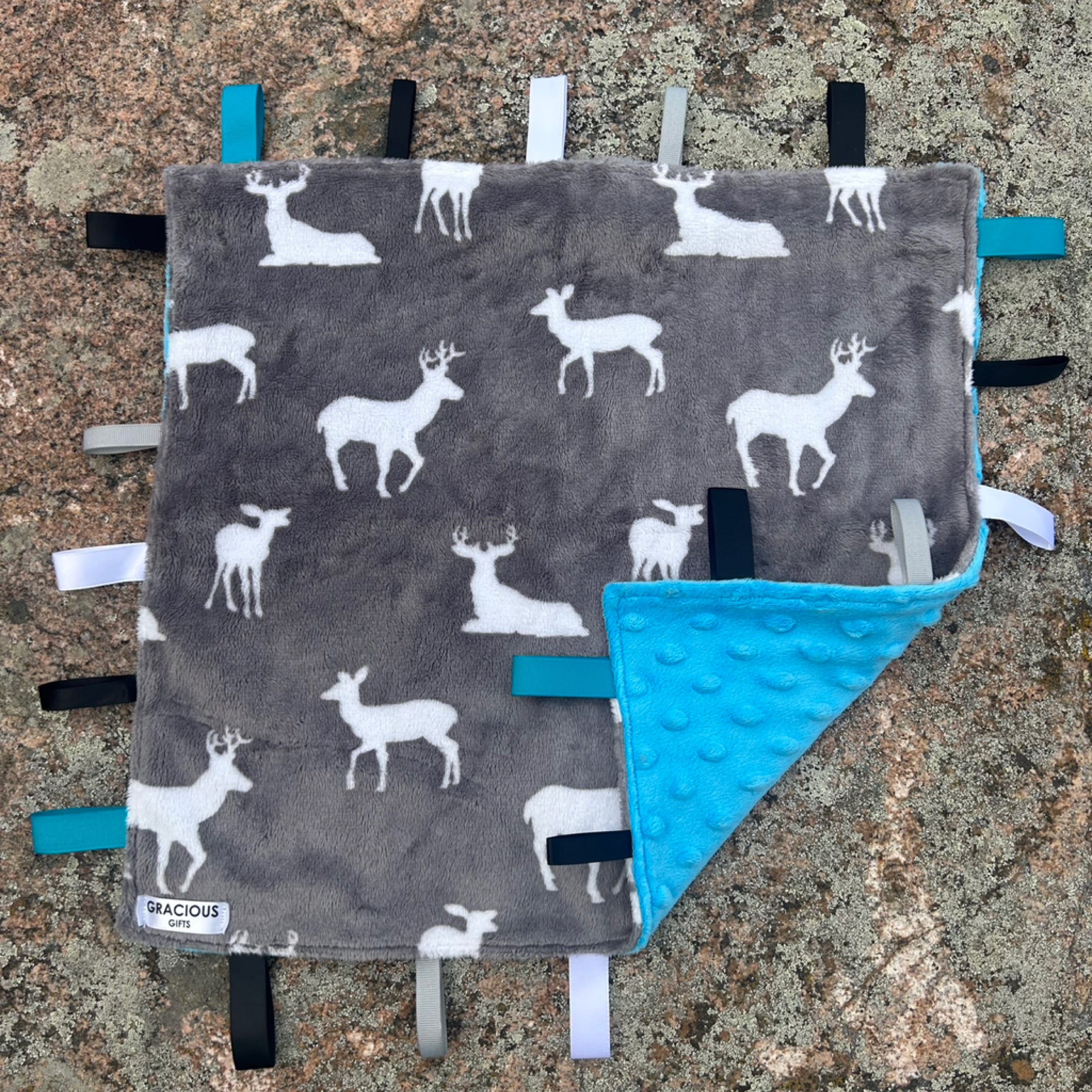 NR GG SNUGGLE BLANKY | BLUE DEER
