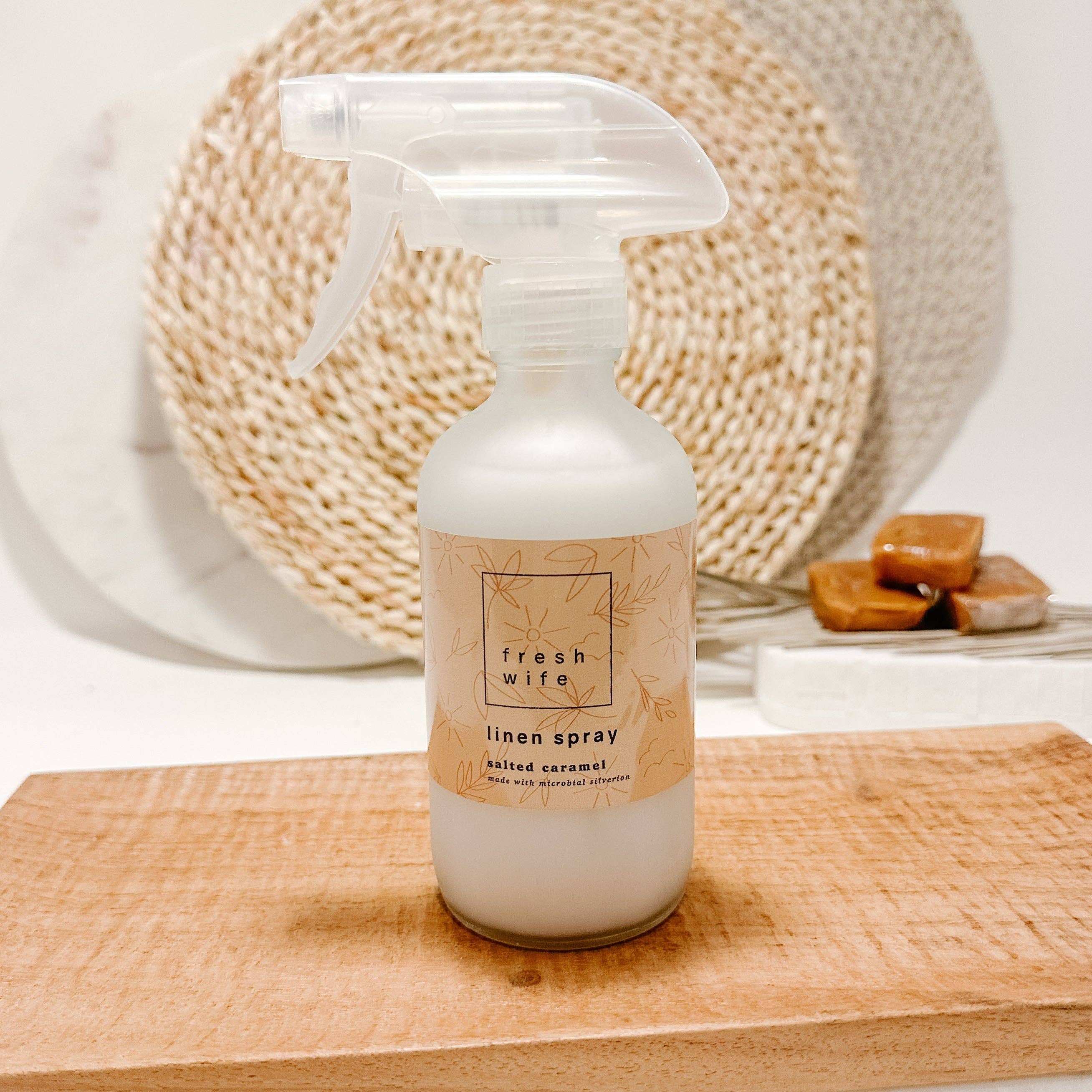 NR SALTED CARAMEL LINEN SPRAY | FRESH WIFE SOAP CO.