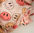 NR PIP + PHEE SLEEP BAG | PEACH SMILEYS | 1.0 TOG
