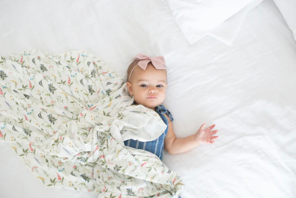 NR COPPER PEARL SWADDLE BLANKET | ASPEN FLORALS