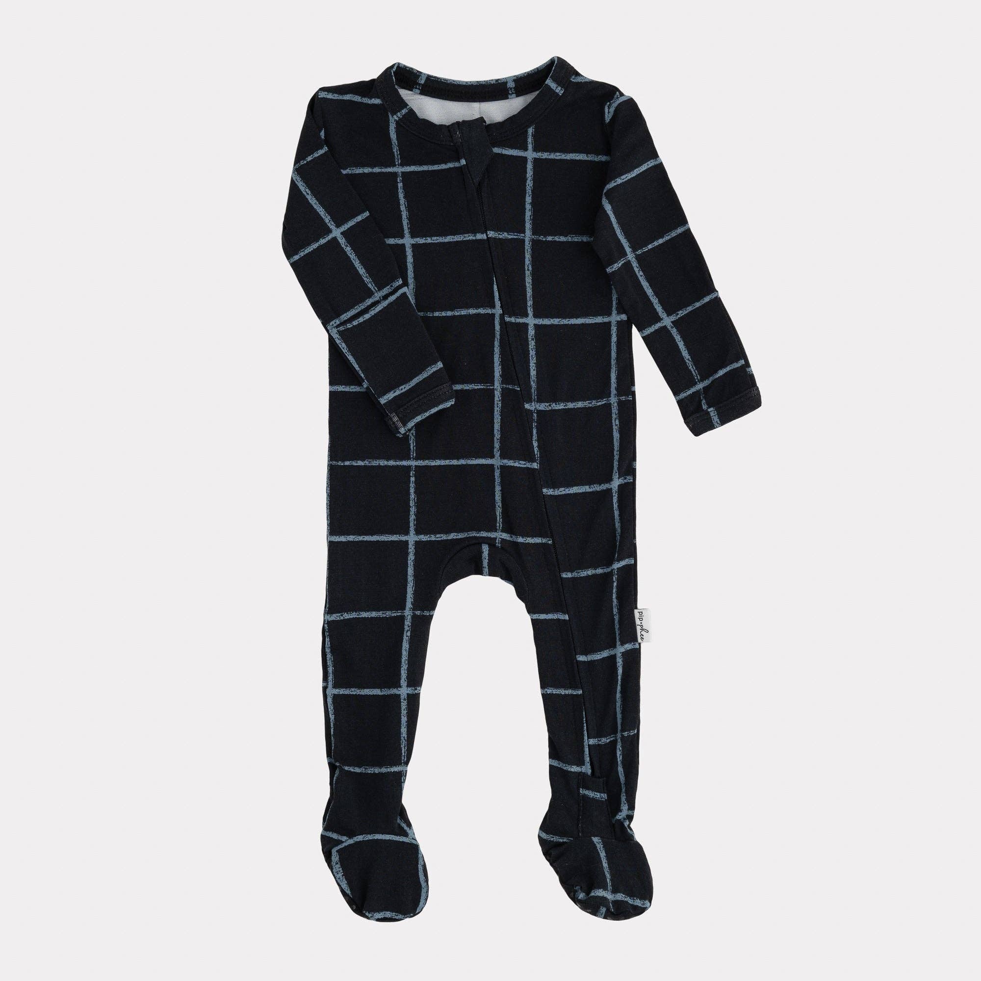 NR PIP + PHEE BAMBOO FOOTED SLEEPER | CAFE FLORAL | NEWBORN
