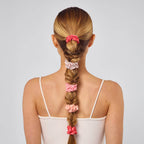 NR KITSCH SATIN SCRUNCHIES 5pc | CHERRY BLOSSUM