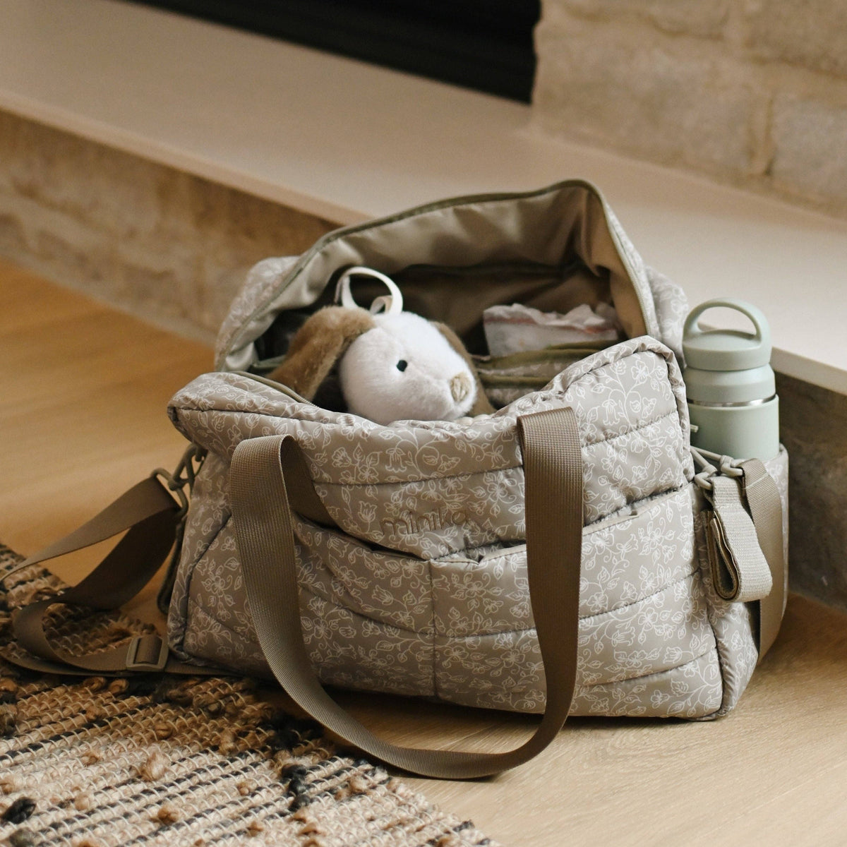 NR MINIKA DIAPER BAG | FLOWERS