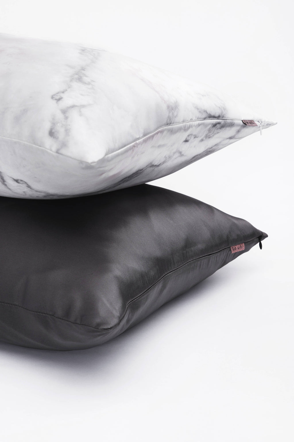 NR KITSCH SATIN PILLOWCASE | CHARCOAL