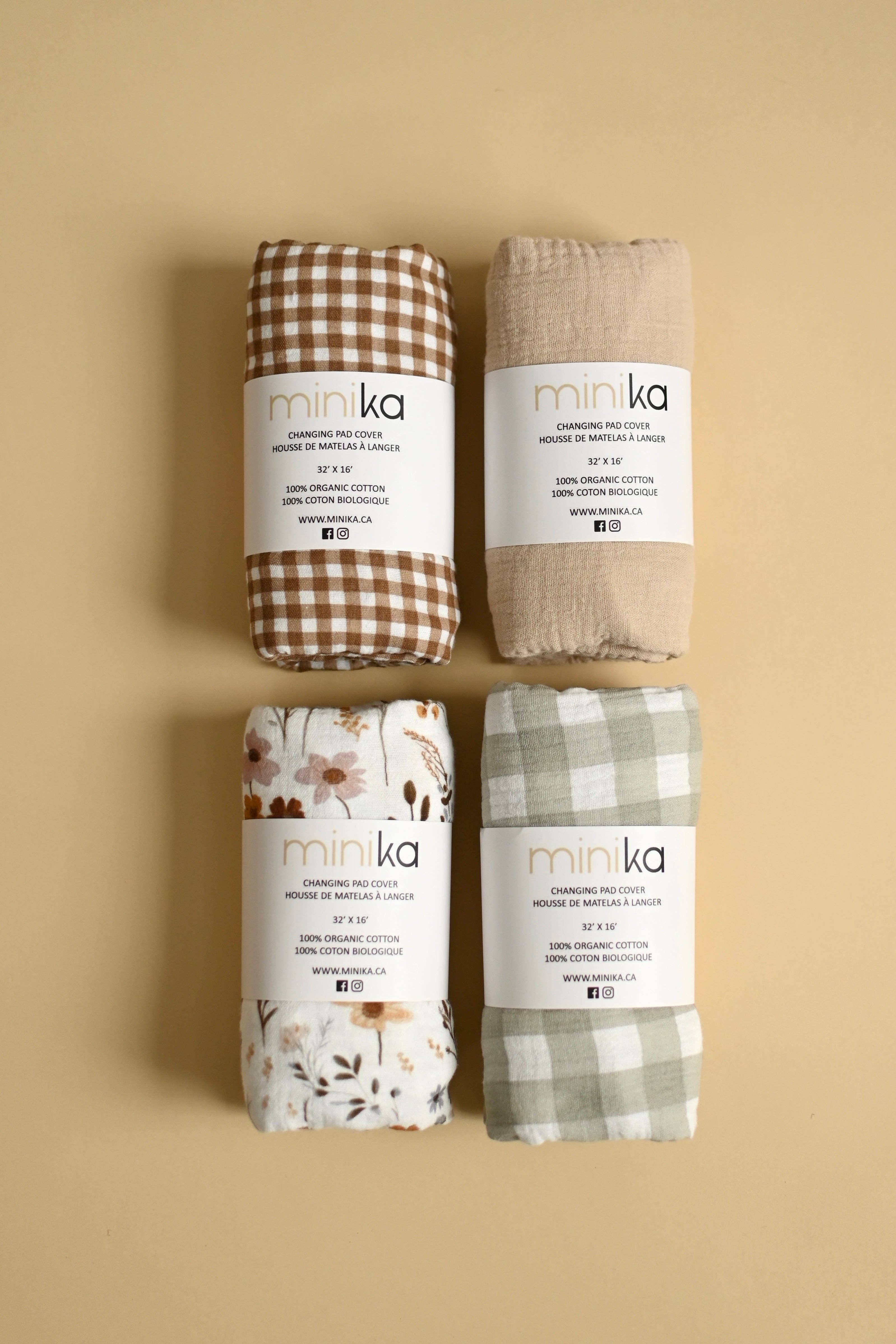 NR MINIKA CHANGING PAD COVER | WILDFLOWERS