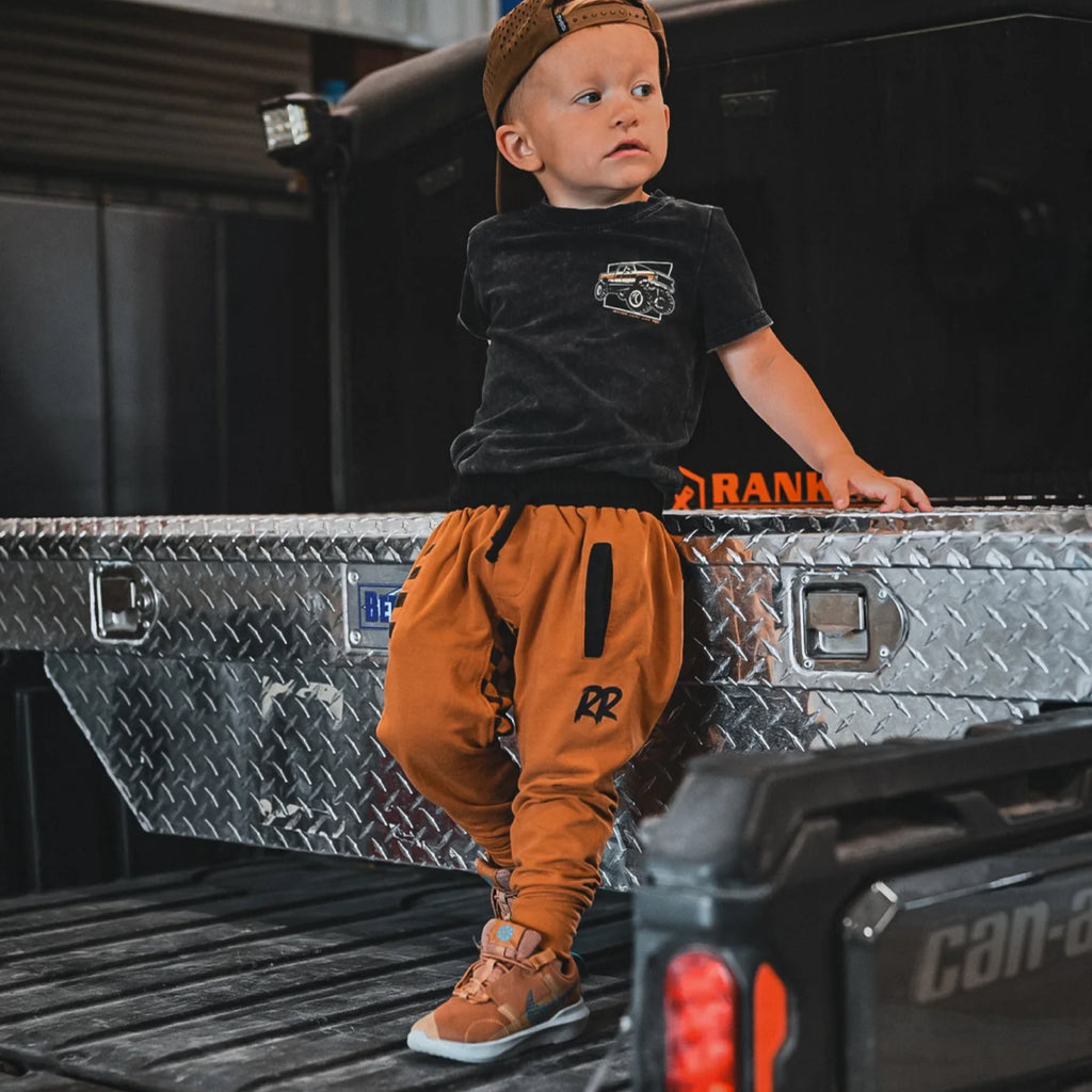 NR RAD RASCALS JERSEY JOGGER | KHAKI CHECK