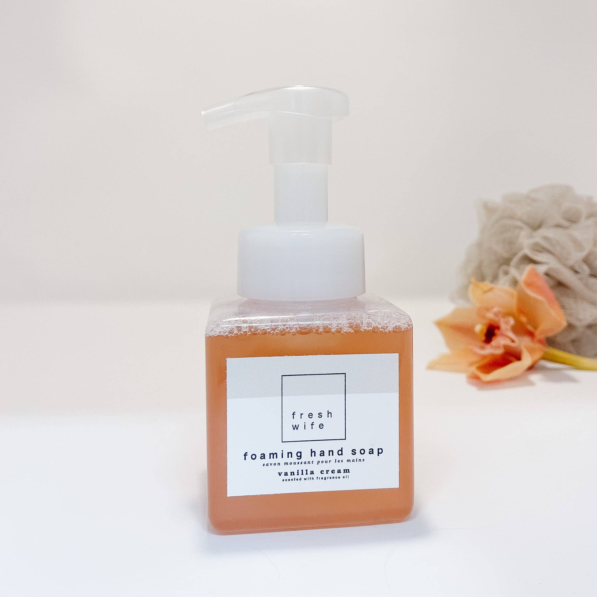 NR VANILLA CREAM FOAMING SOAP: 250ml | FRESH WIFE SOAP CO.