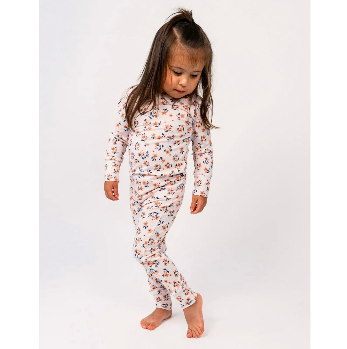 NR BELAN J | LONG SLEEVE PJ SET | PEACHY BLOSSUM