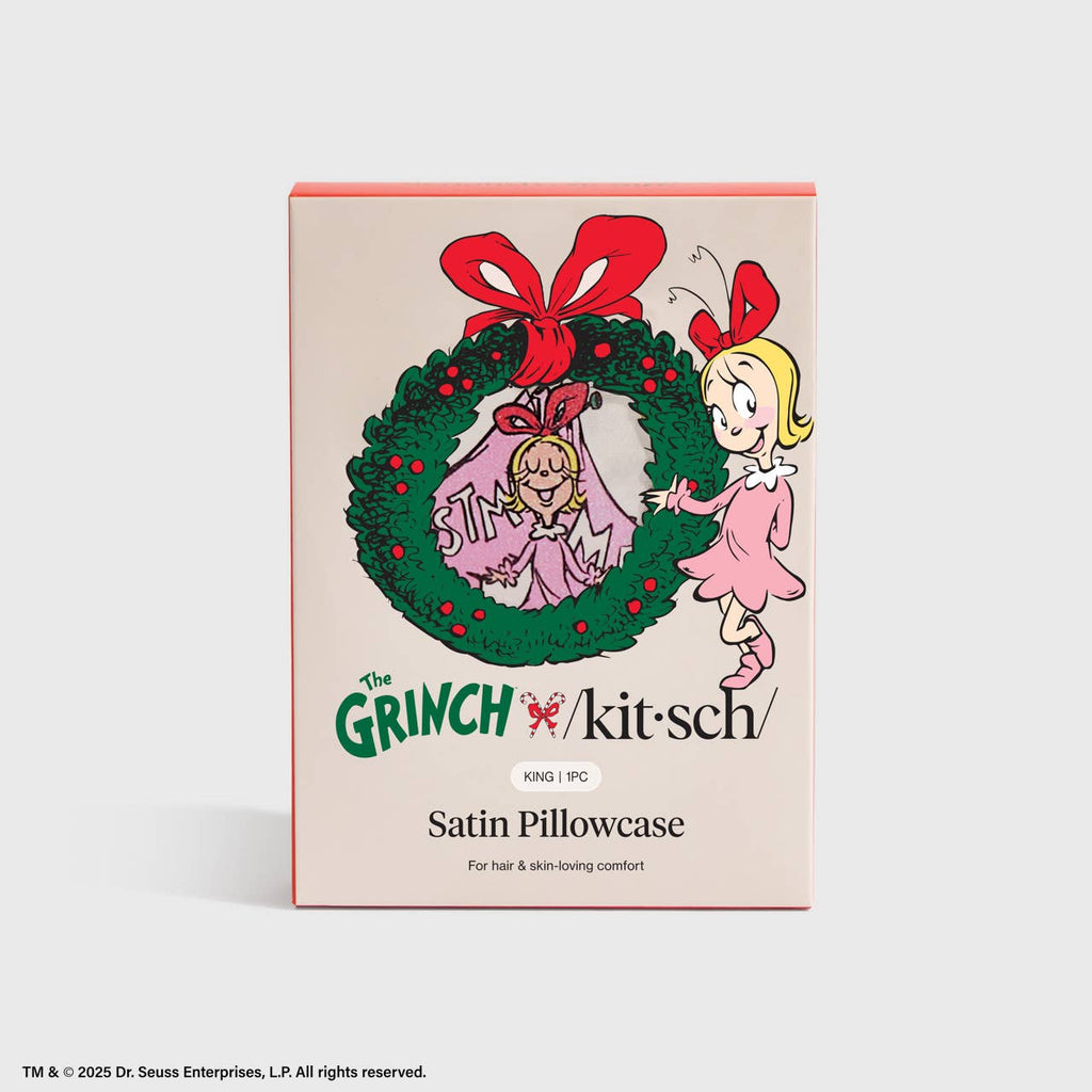 NR GRINCH X KITSCH SATIN PILLOWCASE | KING