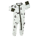 NR PREEMIE | BELAN J FOOTED SLEEPER | BLACK BEARS