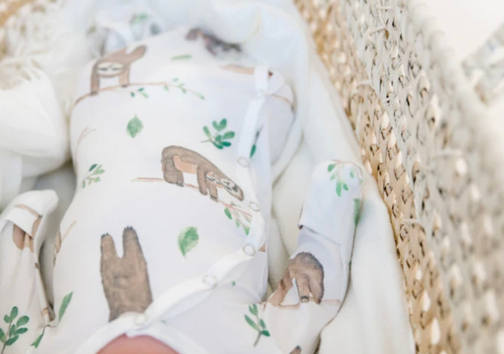 NR COPPER PEARL KNOTTED SLEEP GOWN | NOAH SLOTH