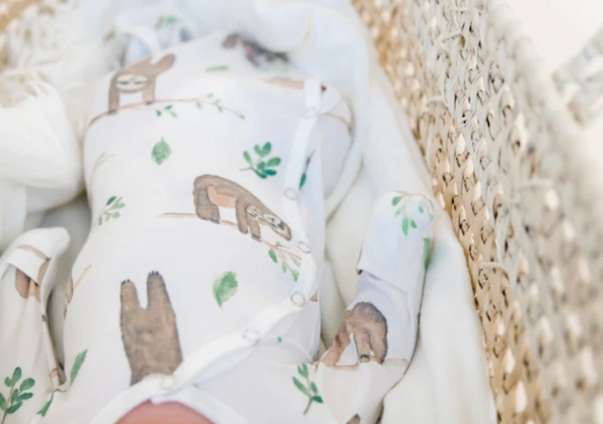 NR COPPER PEARL KNOTTED SLEEP GOWN | NOAH SLOTH